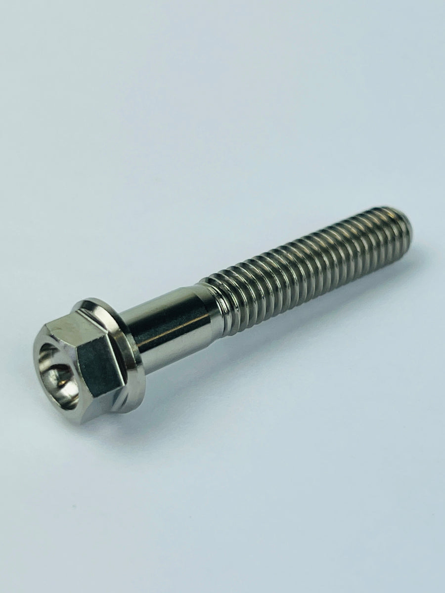 M6 35mm Titanium Flanged Hex Head Bolts TSR PRODUCTS PTY LTD m6-35mm-titanium-flanged-hex-head-bolts-tsr-products-pty-ltd