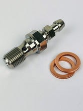 Load image into Gallery viewer, Titanium Single Banjo Bolt with bleeder nipple M10 x 1.0